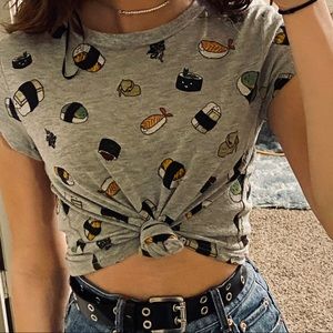 sushi crop top